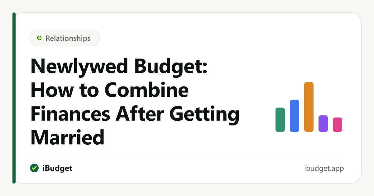 Newlywed couple working through their first-year money checklist