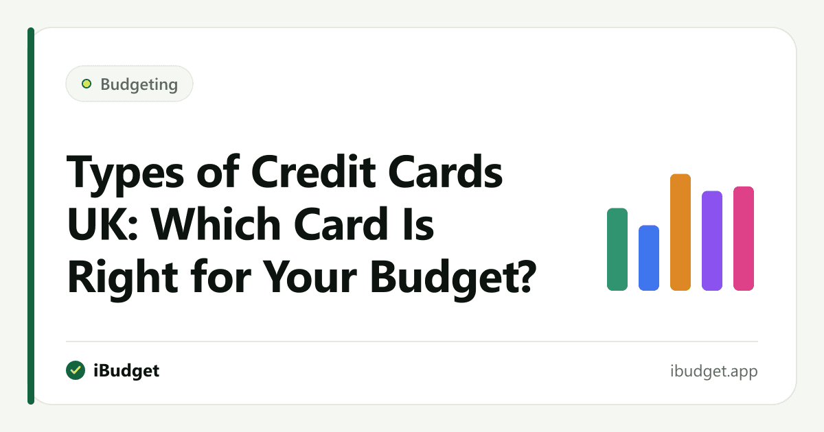 Types of Credit Cards UK: Every Card Type, What It Costs, and How to Pick One